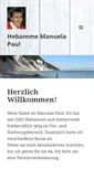 Mobile Screenshot of hebamme-manu.de